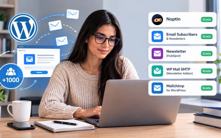 5 plugins gratis de newsletter en WordPress que permiten almacenar más de 1000 correos