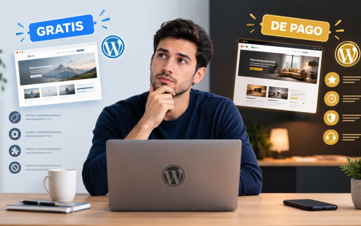 ¿Es mejor usar un tema GRATUITO o de PAGO para tu sitio web o blog con WordPress?