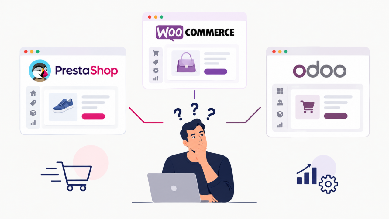 La pregunta que decide si tu tienda online va en Prestashop, WooCommerce u Odoo