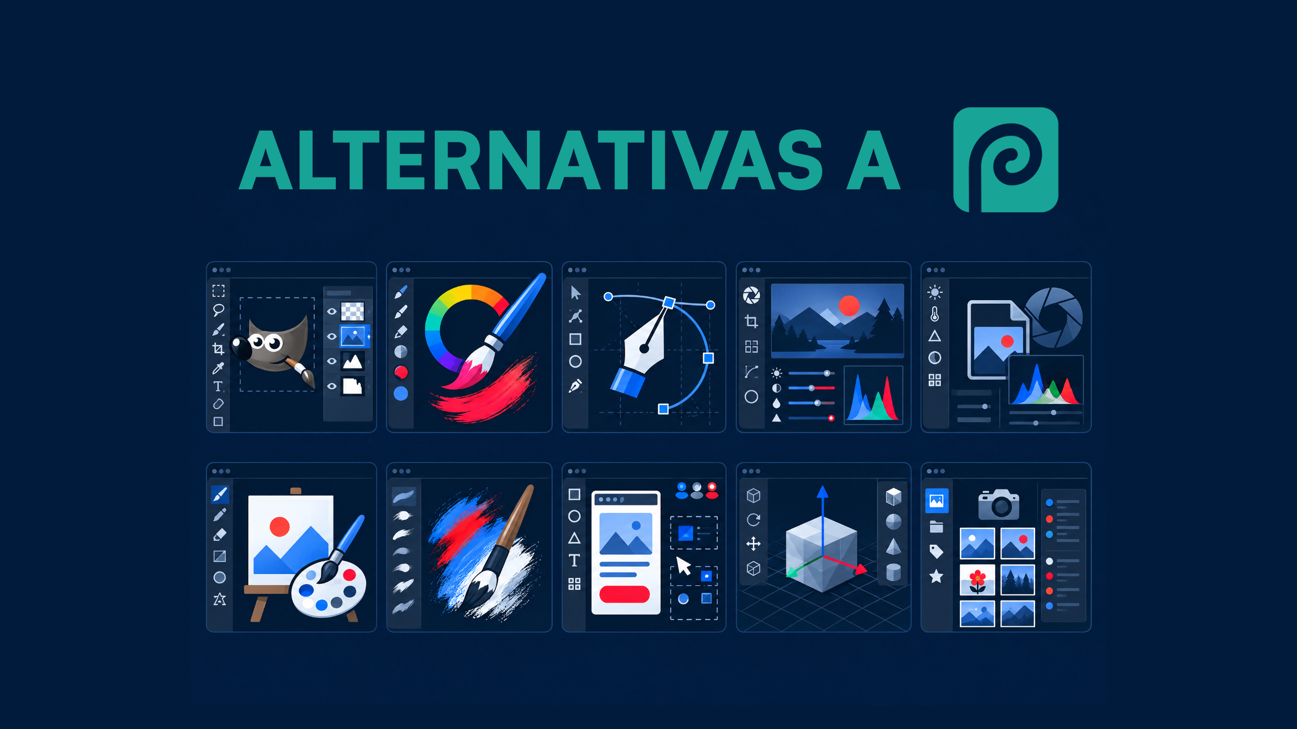 Las mejores 10 alternativas gratis y open source a Photopea